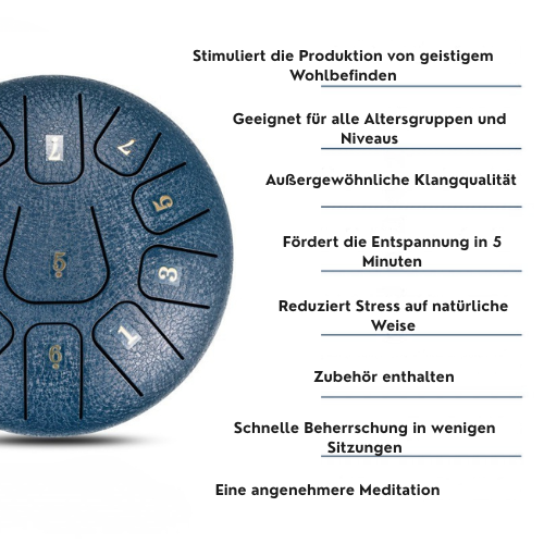 Zungentrommel für Anfänger - 11 Töne Mein Handpan