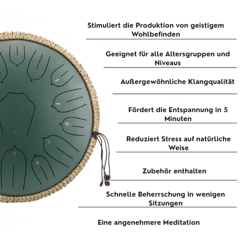 Zungentrommel Rêve – 15 Töne Mein Handpan